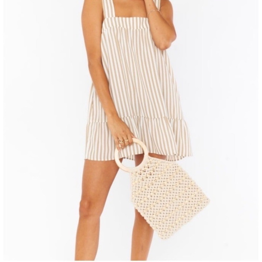 Show Me Your Mumu Goldie Mini Dress‎ Striped Size s Coastal Beach